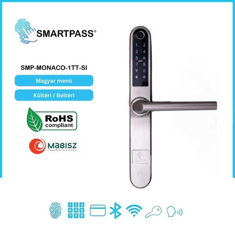 Monaco Silver Okos Kilincs