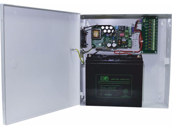 Makrai - ME.140-14/10ASW-KTEI.2 – intelligens működésű szünetmentesíthető kamera tápfeszültség elosztó