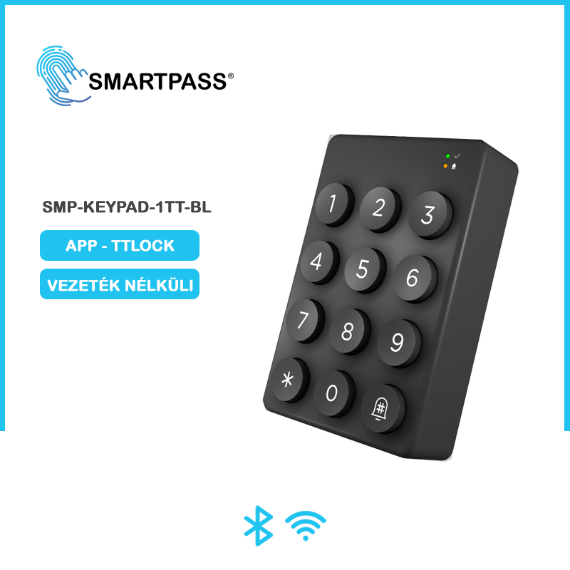 Vezeték nélküli Billentyűzet Okoskilincsekhez