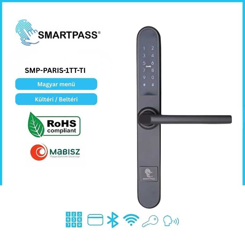 Paris Antracit Okos Kilincs