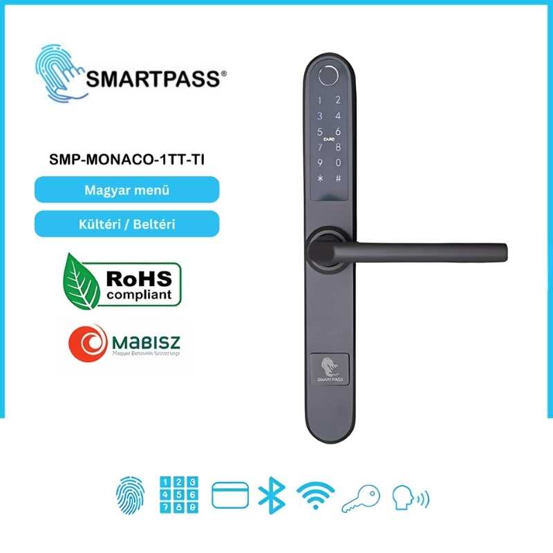 Monaco Antracit Okos Kilincs